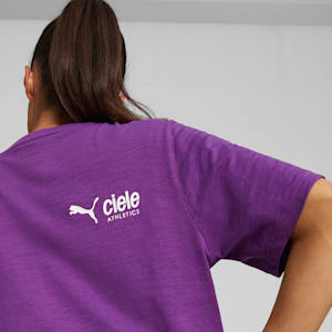 Camiseta para correr PUMA x CIELE “The Work is the Work”, Purple Pop, extralarge